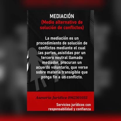 Mediación — Solución de conflictos