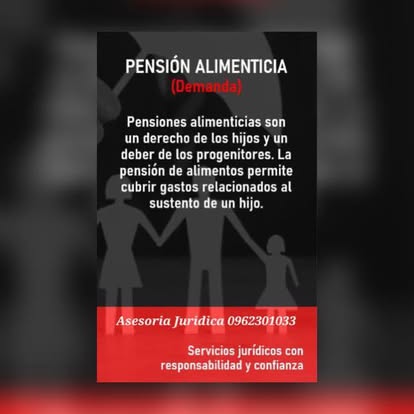 Pensión alimenticia — Demanda
